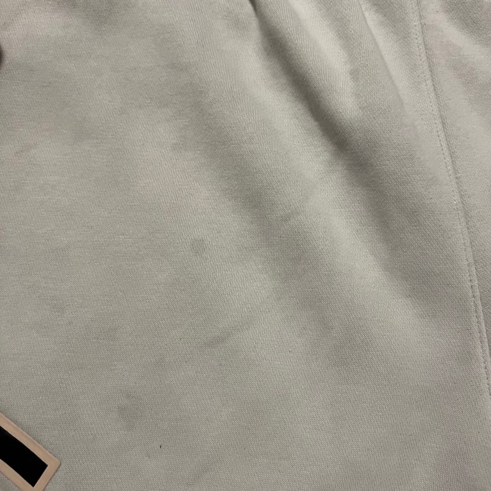 Nike Air Sportswear Tech‎ Fleece Mens Medium Shorts Grey Black Stripe Spellout - Picture 11 of 15